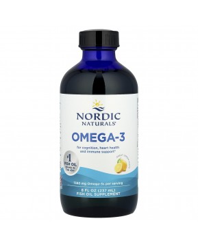 Nordic Naturals, омега-3, лимон, 237 мл (8 жидк. унций) Nordic Naturals, омега-3, лимон, 237 мл (8 жидк. унций)